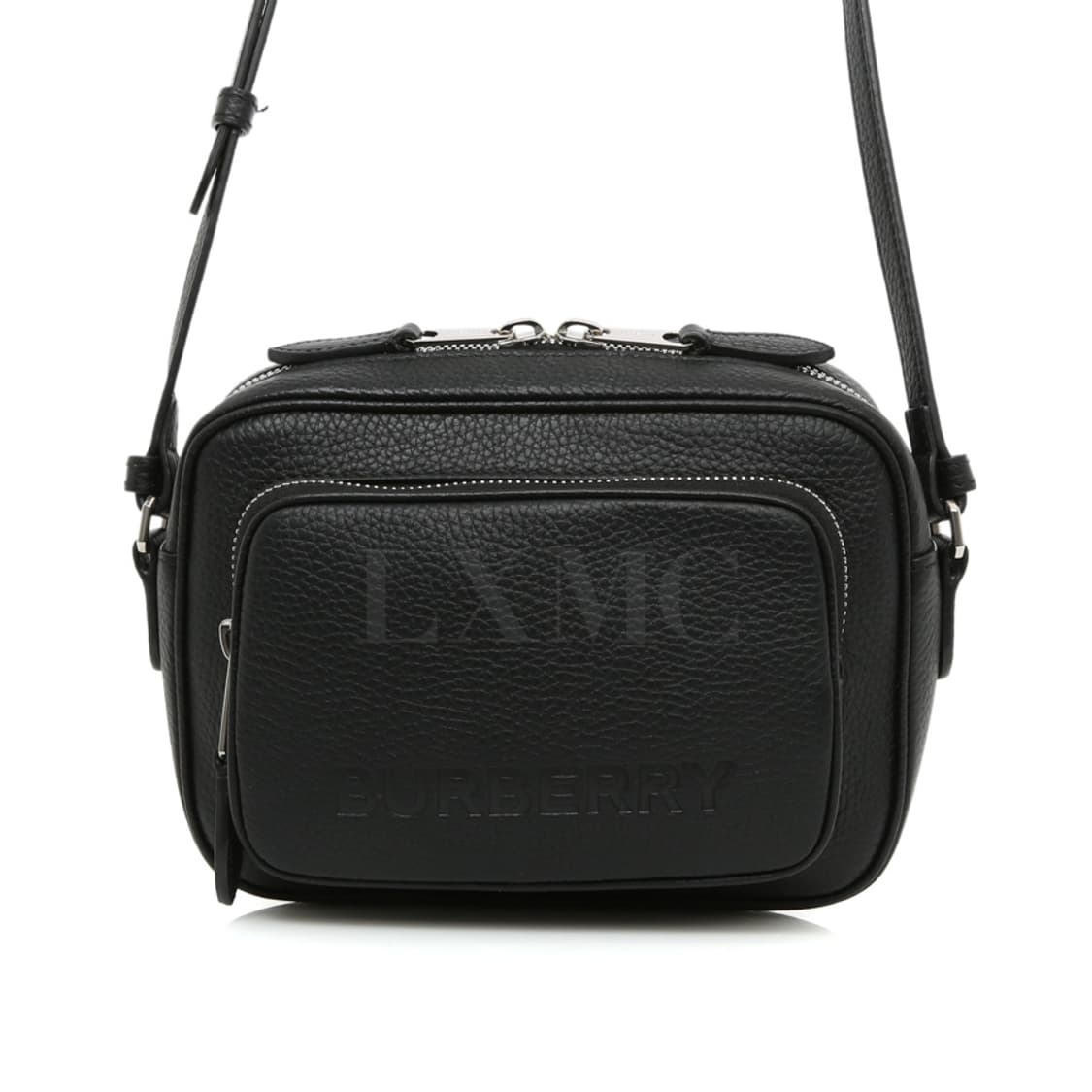 버버리 블랙 미니크로스 더블지퍼 카메라백 8061569 상품이미지1