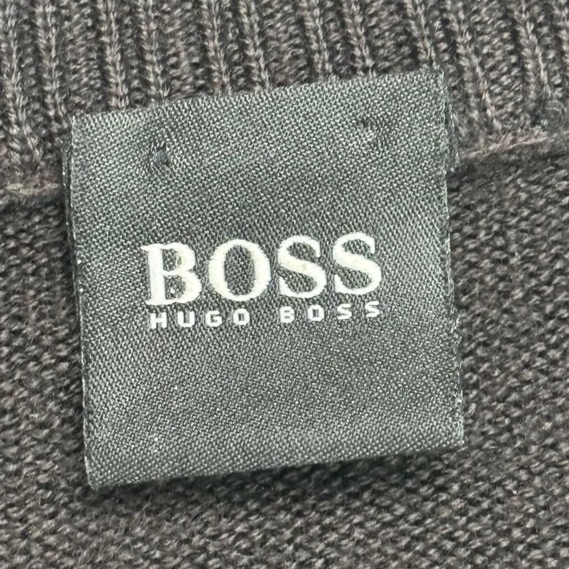 휴고보스 지퍼 니트 가디건 브라운 L 상품이미지6