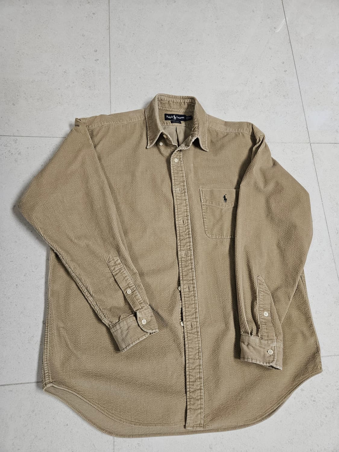 90s 폴로 랄프로렌 L 코듀로이 셔츠 상품이미지1