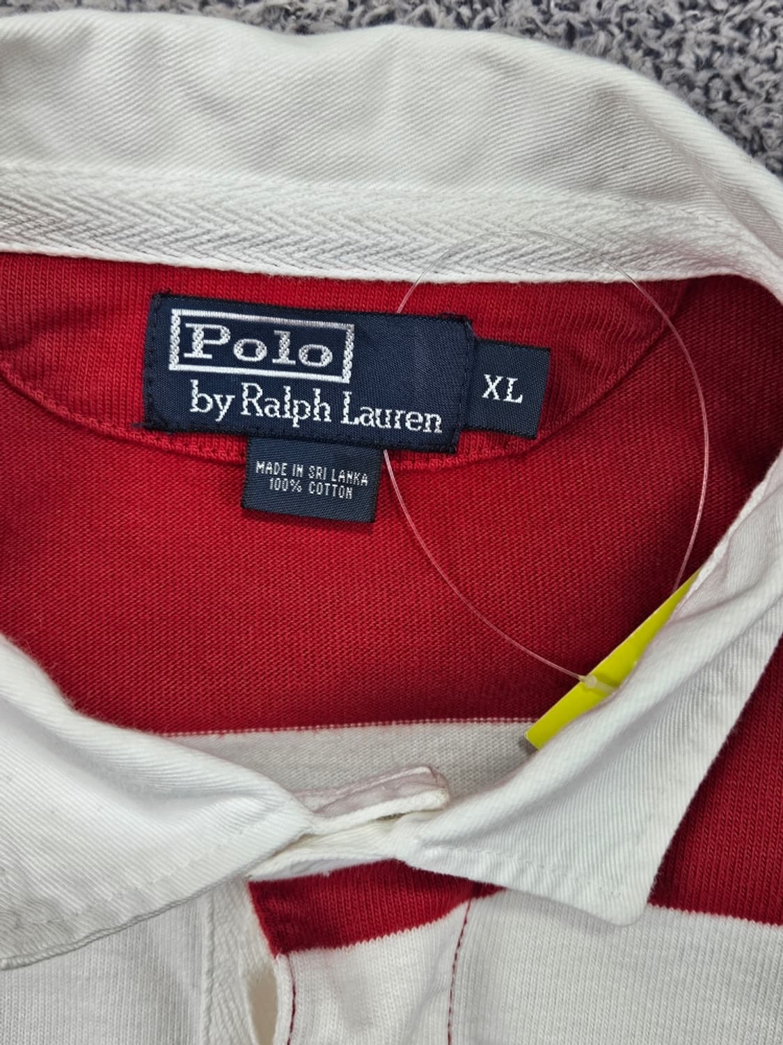 폴로랄프로렌 스트라이프 럭비 티셔츠 ( XL ) / 11769 상품이미지9