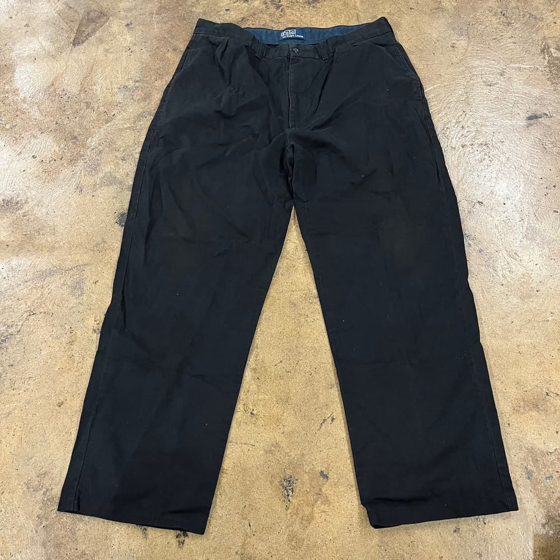 [정품/36] 폴로 랄프로렌 블랙 면바지 b13 상품이미지2