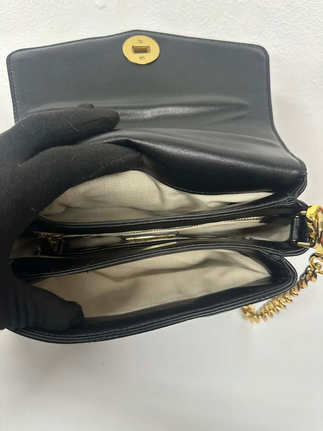 토리버치 키라 쉐브론 탑핸들 체인백 상품이미지8