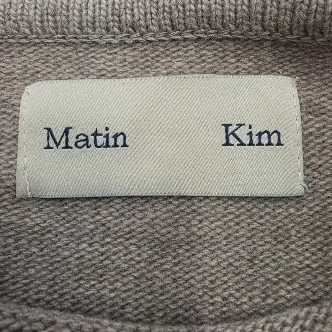 [새상품] 마뗑킴 Matin Kim 골지 울 캐시미어 니트 55반 상품이미지8