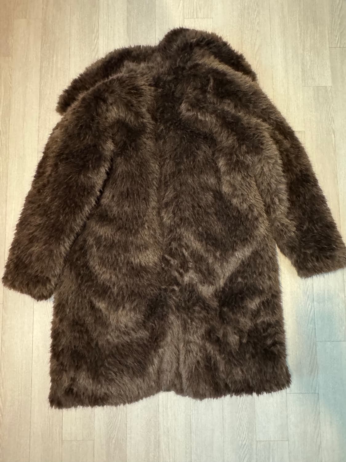 ERER 에르에르 퍼 롱코트 브라운 os 상품이미지5