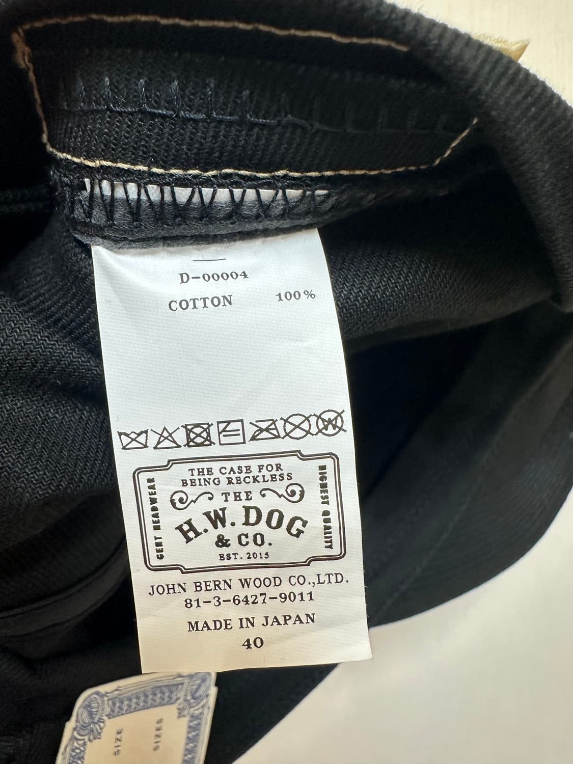 THE H.W.DOG&CO 트러커캡 블랙 40사이즈 도그앤코 상품이미지9