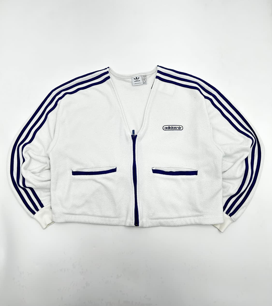 아디다스 크롭 테리 가디건 자켓 상품이미지1