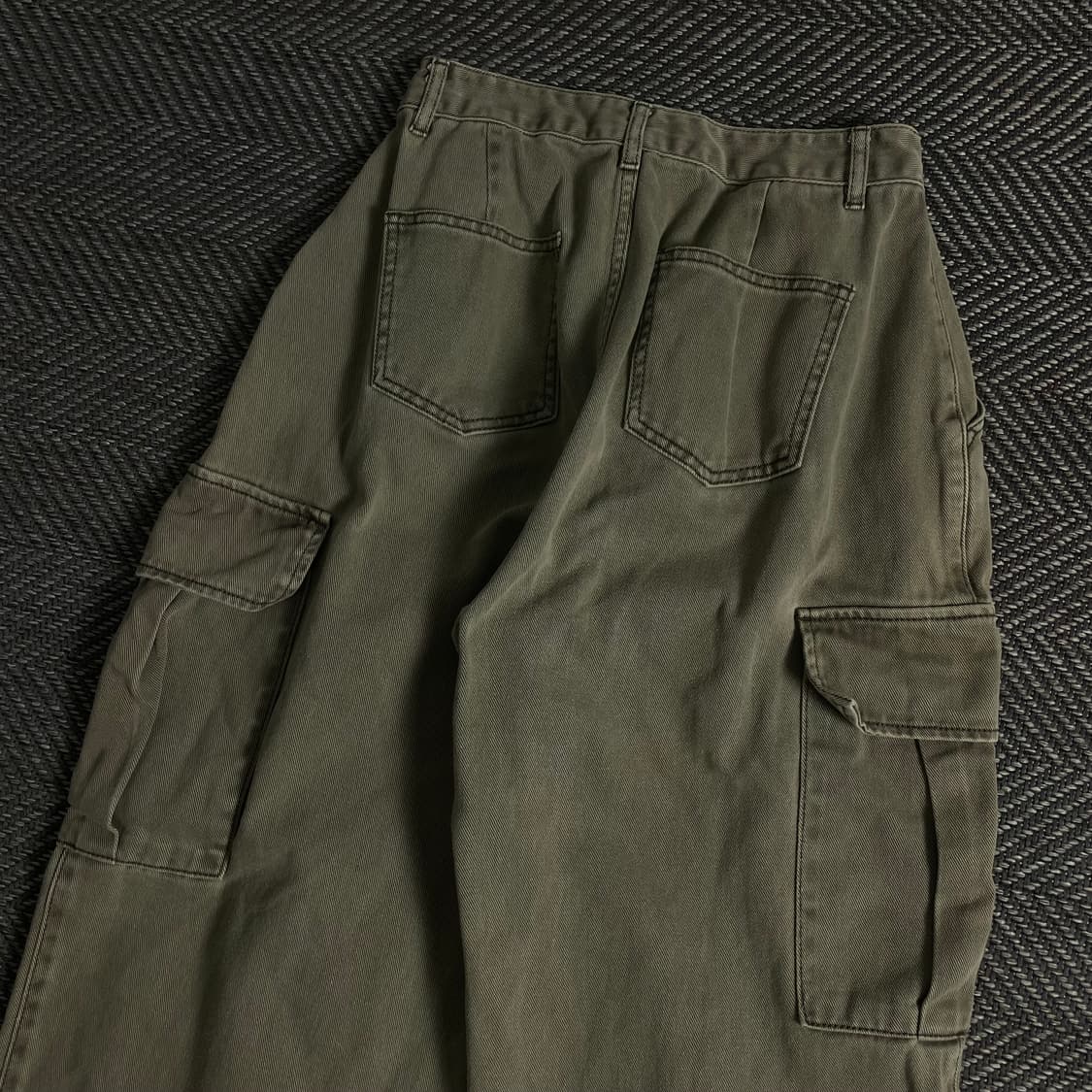 TOFFEE 카고 데님 와이드 퍼티그 팬츠 y 3731 상품이미지5