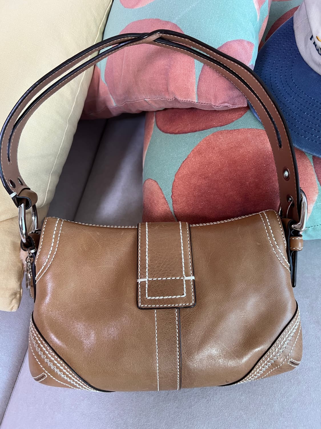 코치 버클 숄더백 미니 coach soho 탠컬러 y2k 상품이미지6