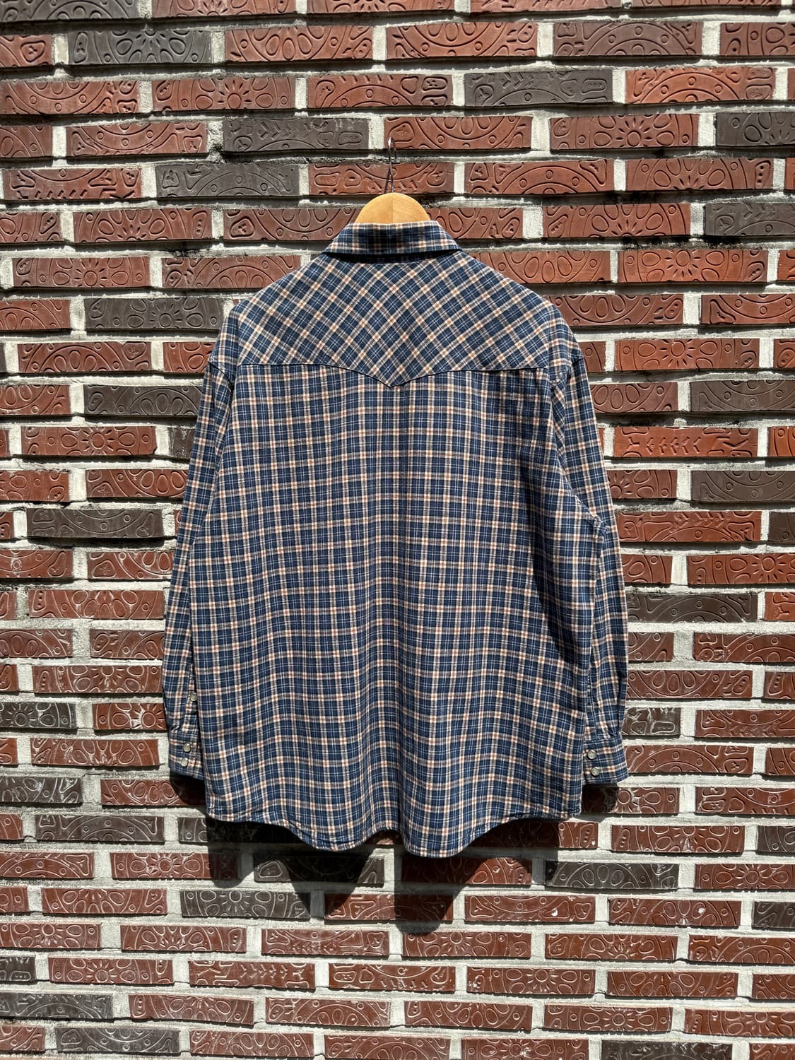 웨스트코스트차퍼스 00s 아이언크로스 웨스턴 플란넬 셔츠 상품이미지4