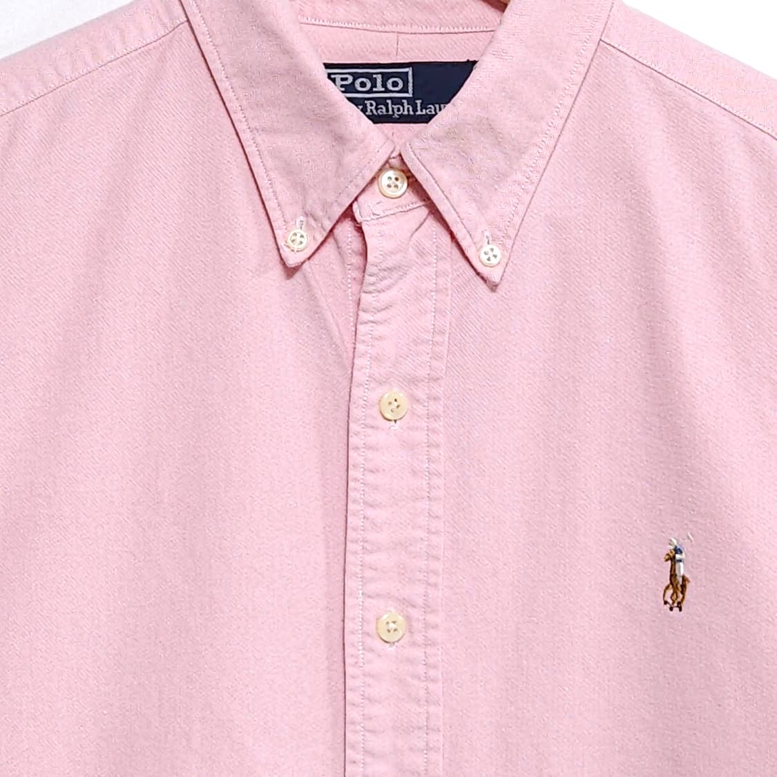 100~105)POLO 폴로 옥스퍼드 긴팔 셔츠 1990s 신한인터내셔널 상품이미지2