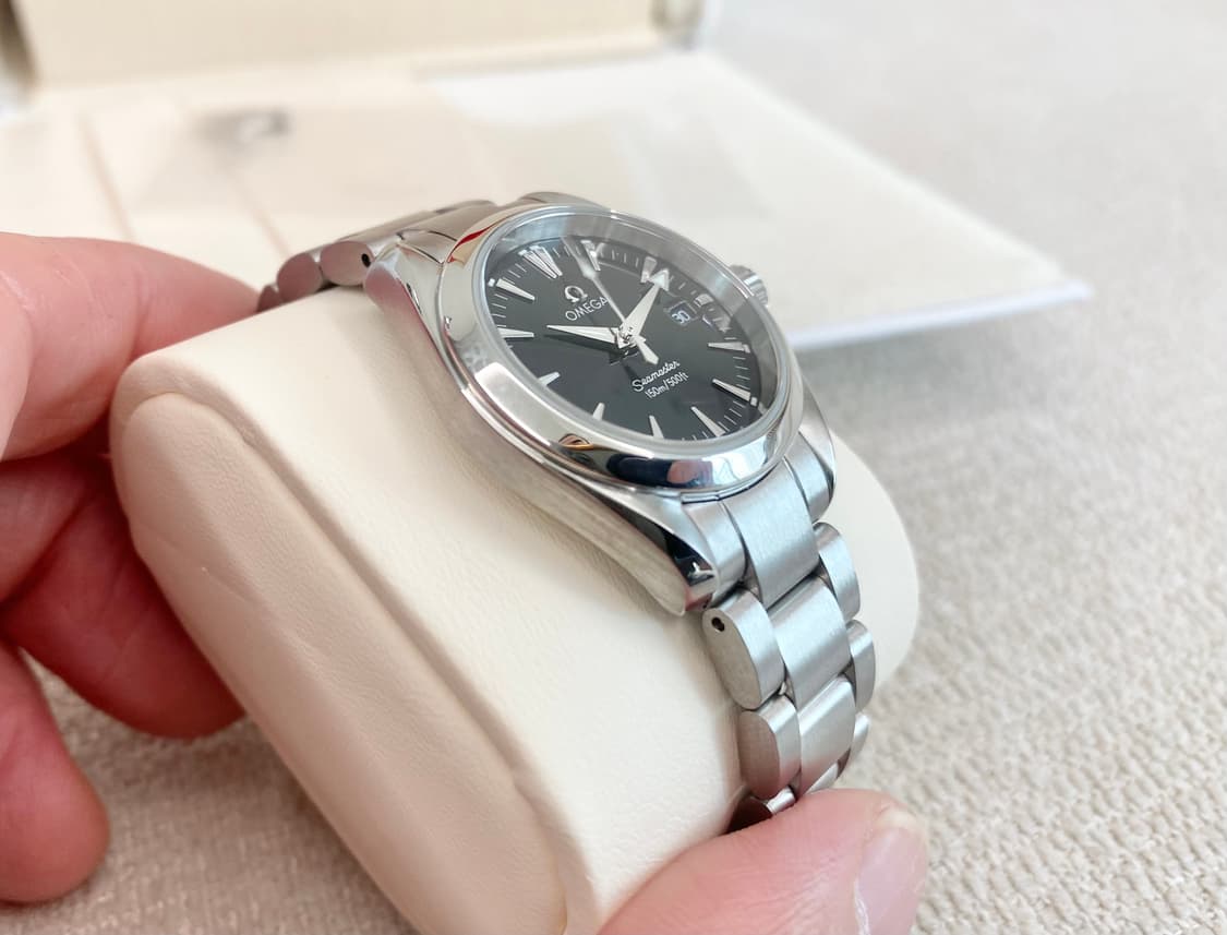 오메가 아쿠아테라 여성용2577.50 블랙 29mm 쿼츠 스틸 상품이미지4