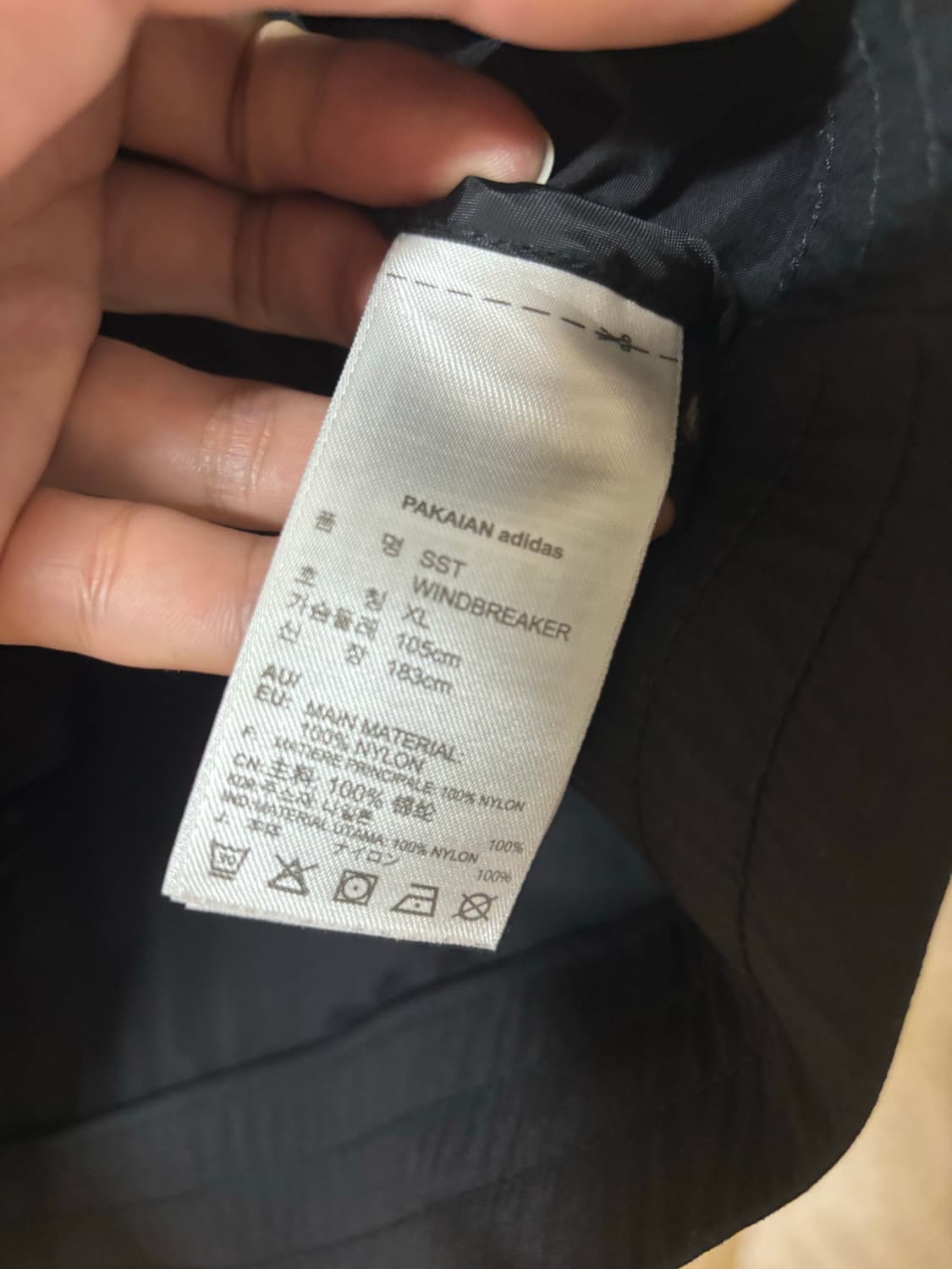 아디다스 블랙 바람막이 XL 상품이미지9