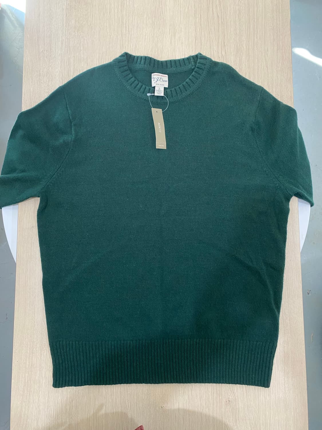 J.Crew RUGGED MERINO 울 블렌드 니트 L 상품이미지4