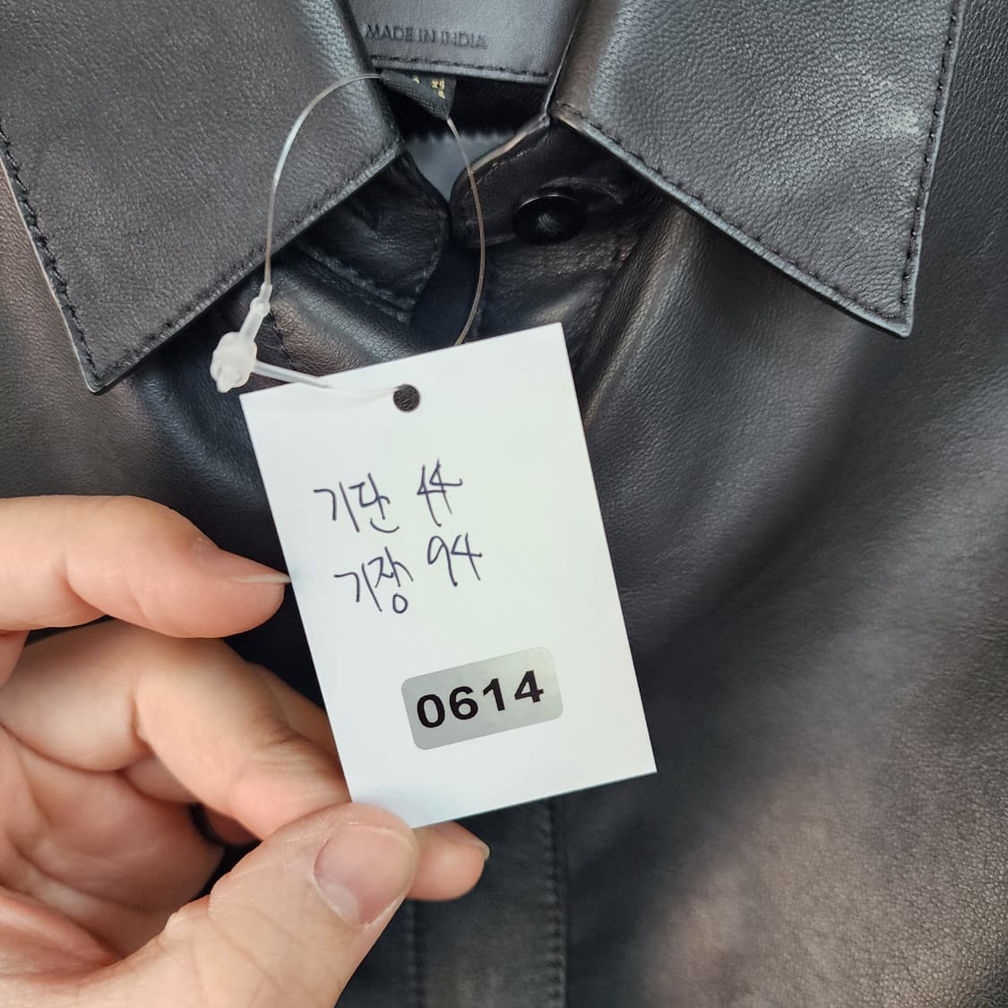 마시모두띠 블랙 가죽 셔츠 원피스 상품이미지8