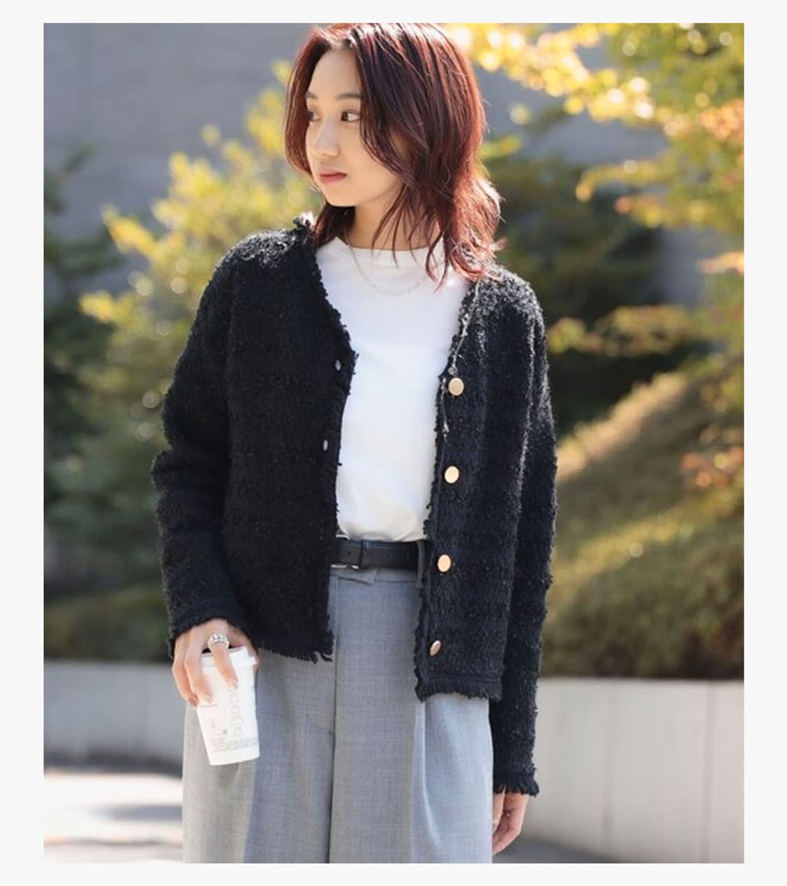 B:MING BY BEAMS - 23FW TWEED CARDIGAN 상품이미지2