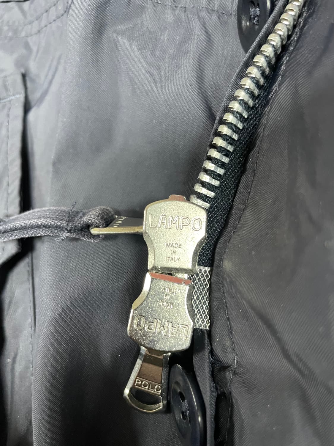 90s Polo RL 홀겹 야상 LAMPO지퍼 상품이미지3