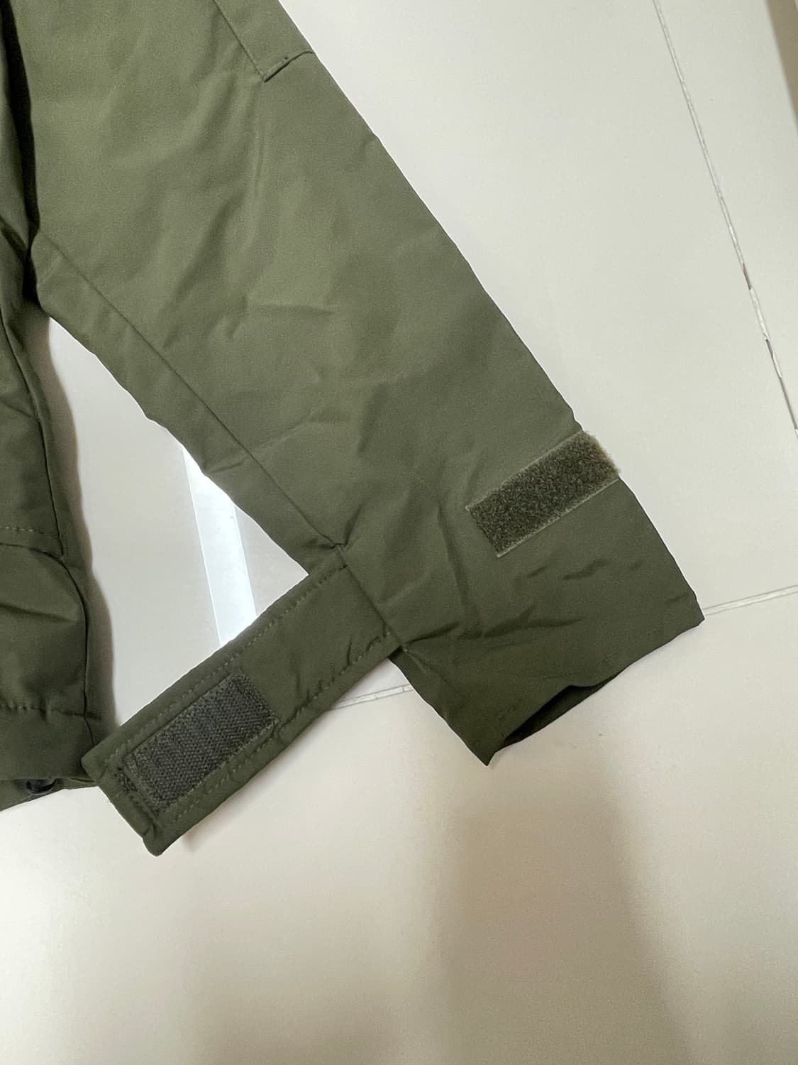 노스페이스 화이트라벨 여성 아웃도어 고어텍스 자켓 M 카키 상품이미지9