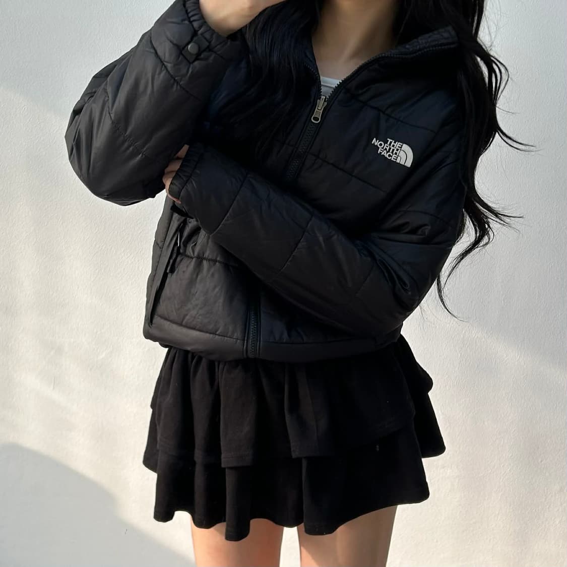 노스페이스 블랙 고프코어 경량 패딩 자켓(90) 상품이미지1