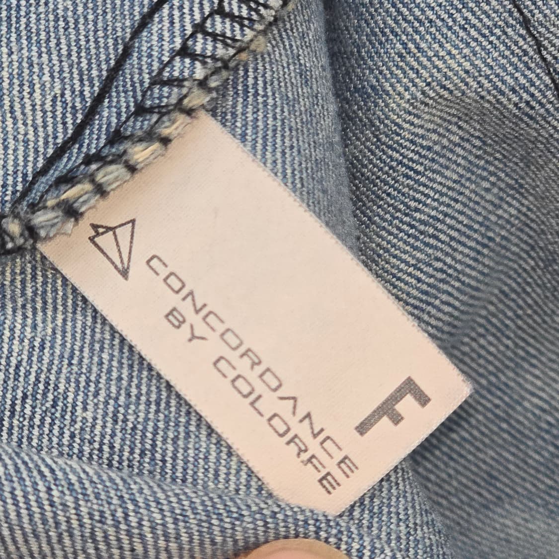 CONCORDANCE 데님 도트 롱 셔츠 블라우스 [B40369] 상품이미지8