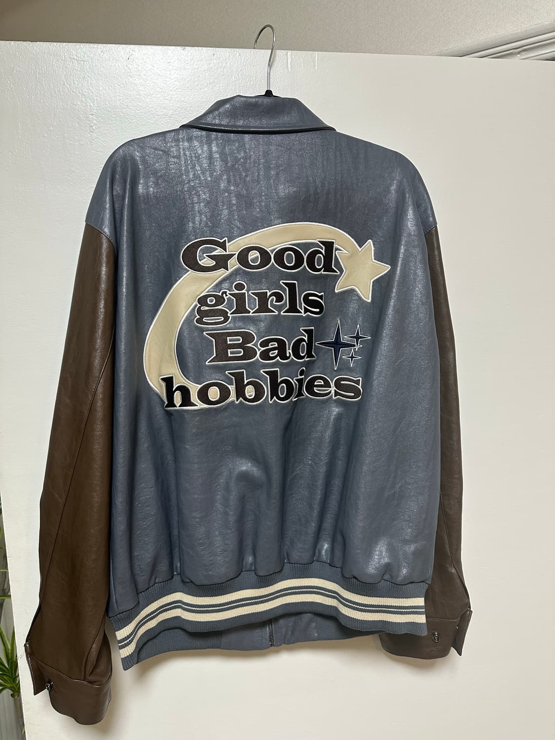 크랭크CRANK 오버사이즈 스타디움 자켓_블루 상품이미지6