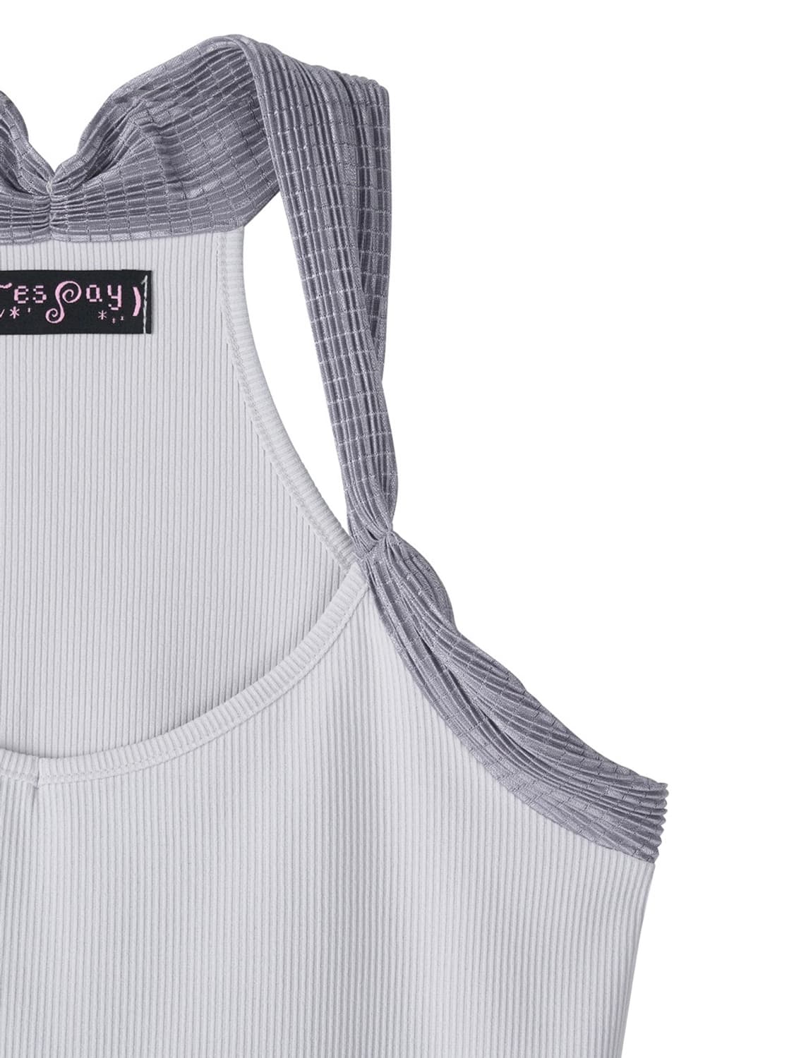 eessay CHU ~ SLEEVELESS TOP - LIGHT GRAY 상품이미지3