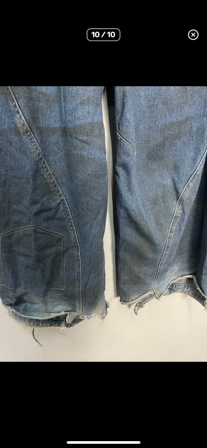 빈티지 데미지 워싱 데님 팬츠 A3465 상품이미지9