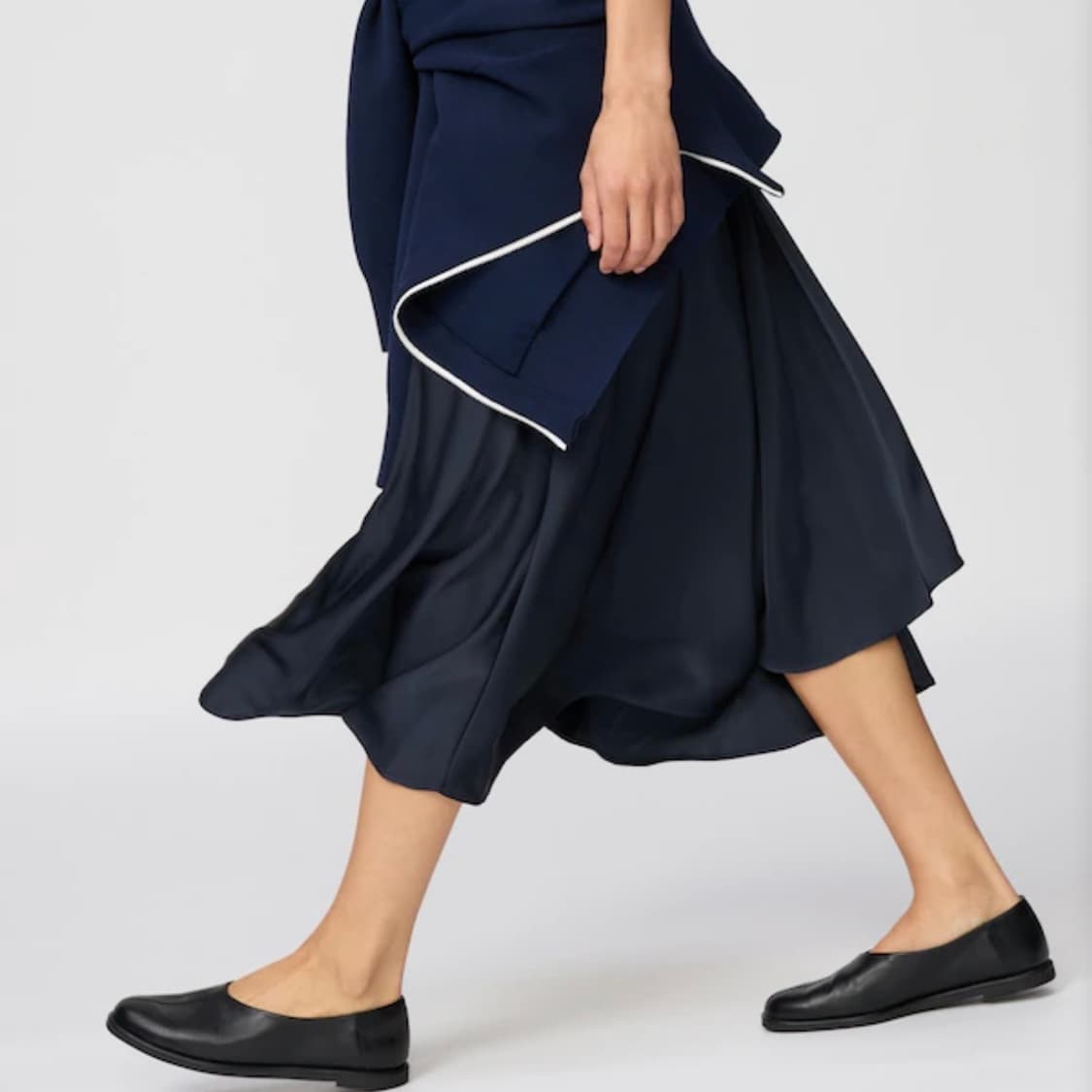 유니클로c 스퀘어플랫슈즈 블랙 235 상품이미지1