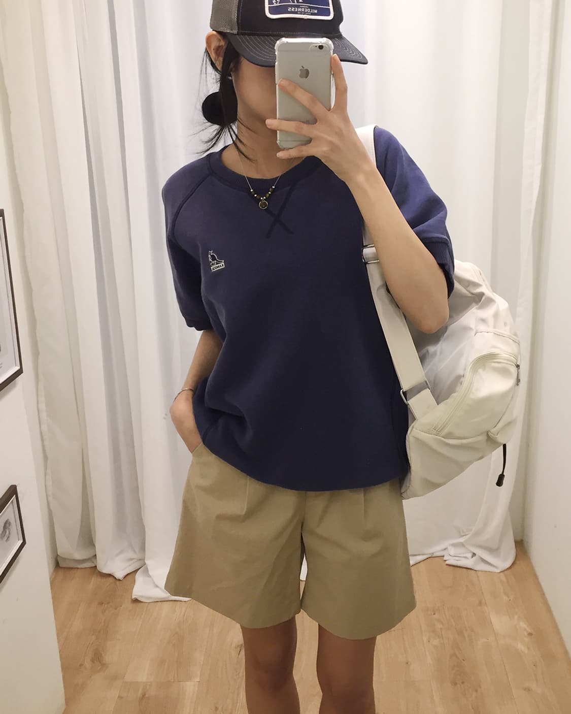 Women Kangol Short Sleeve Sweatshirt 100 상품이미지3