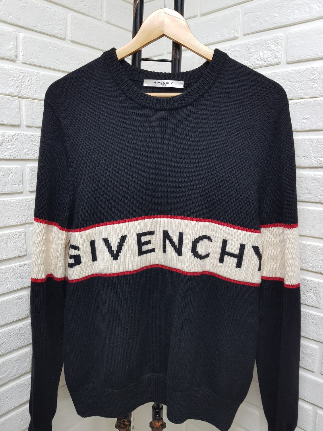 [m/정품] GIVENCHY 지방시 인타르시아 니트 상품이미지4