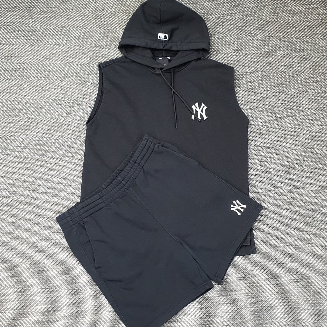 MLB 후드 나시 셋업 남자105 허리34~35 상품이미지2