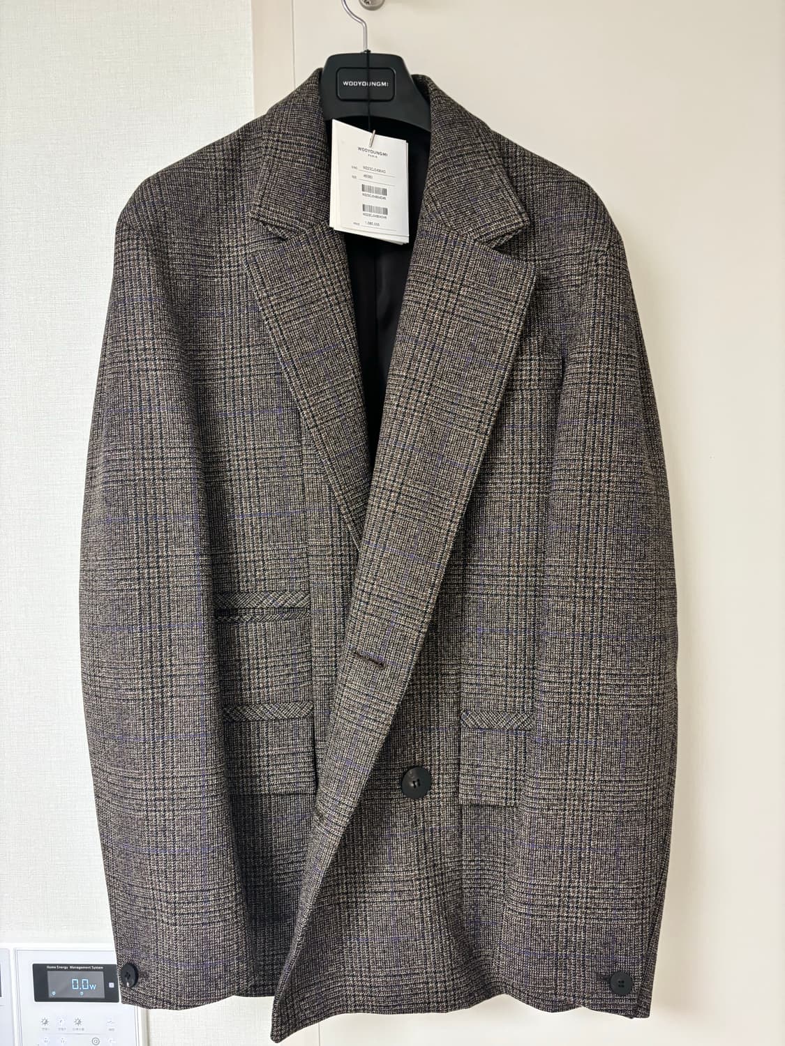 22fw 우영미 메인체크 셋업 상품이미지1