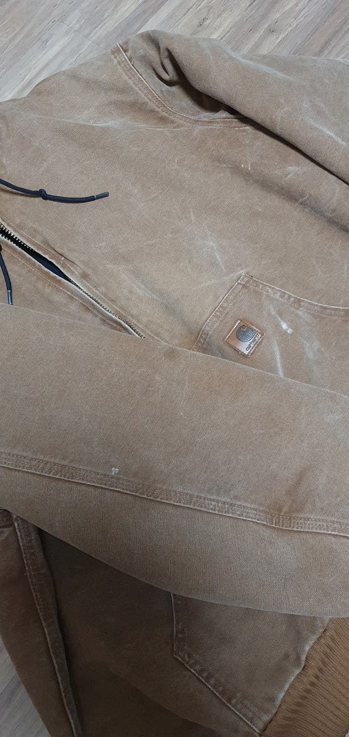 [XL]칼하트 j130 BRN 샌드스톤 액티브 자켓 상품이미지9