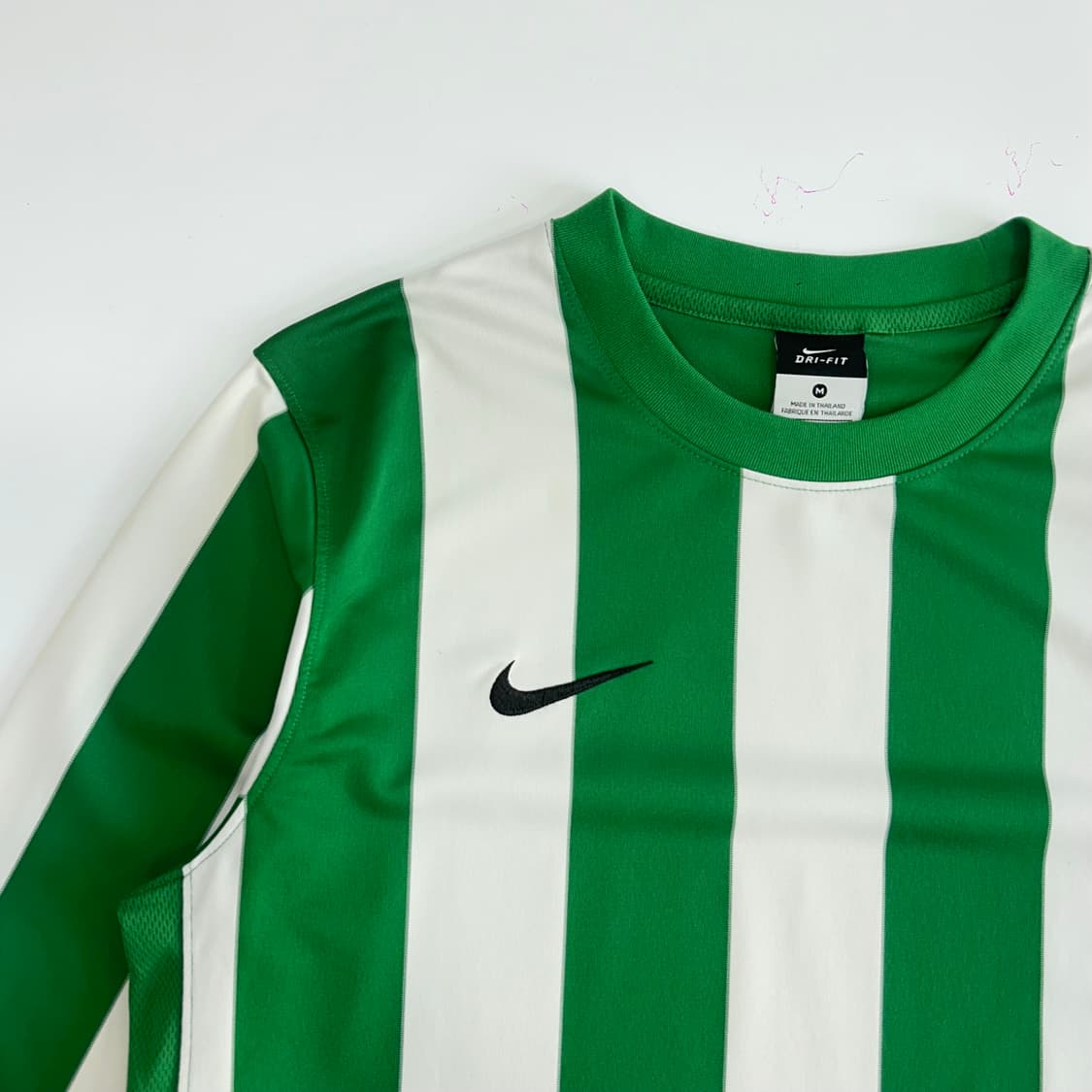 Nike 나이키 싸커 화이트그린 배색 스트라이프 싸커져지 상품이미지4