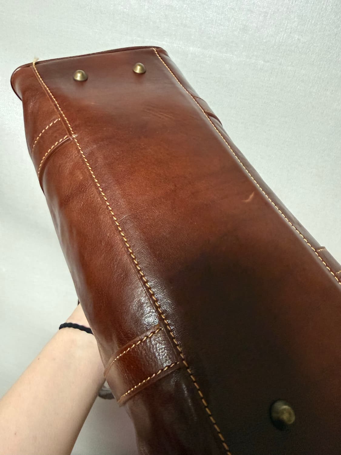 이태리통가죽보스턴백 상품이미지5