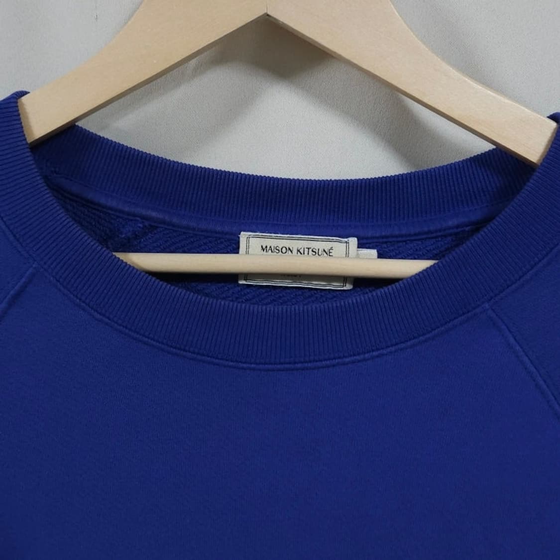 105 메종키츠네 맨투맨 레터링 로고 상품이미지3