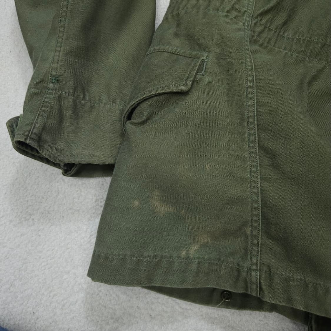 오리지널 미군 m-65 필드 자켓 은색 지퍼 2세대 상품이미지8