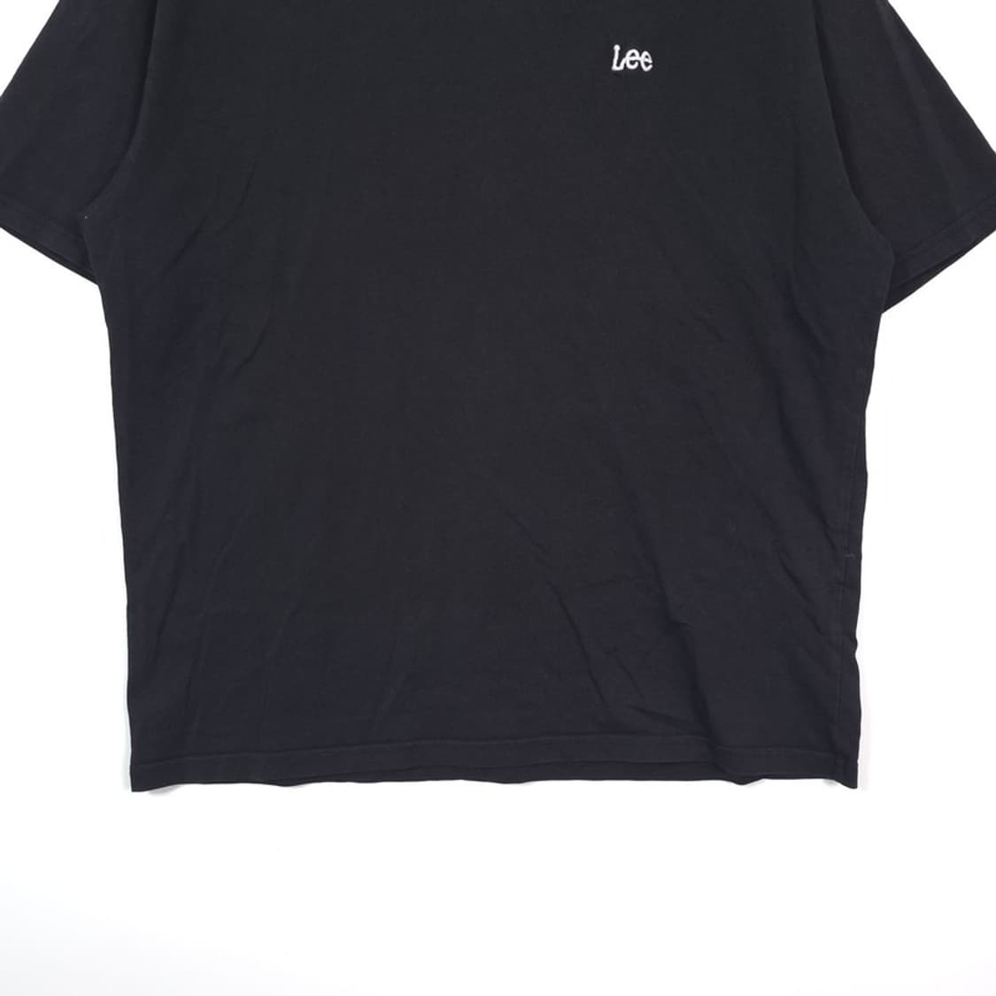 Lee 블랙 스몰 로고 오버핏 반팔티 XXL 상품이미지4
