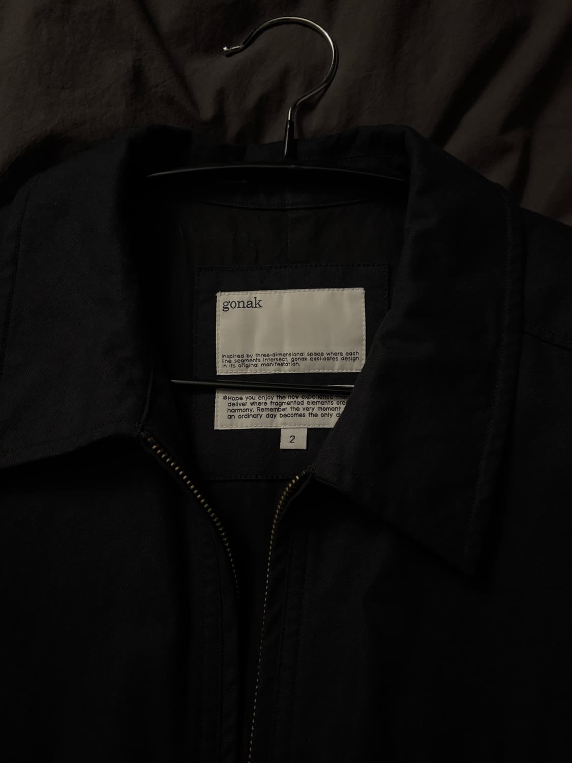 고낙 swing top jacket - black 상품이미지3