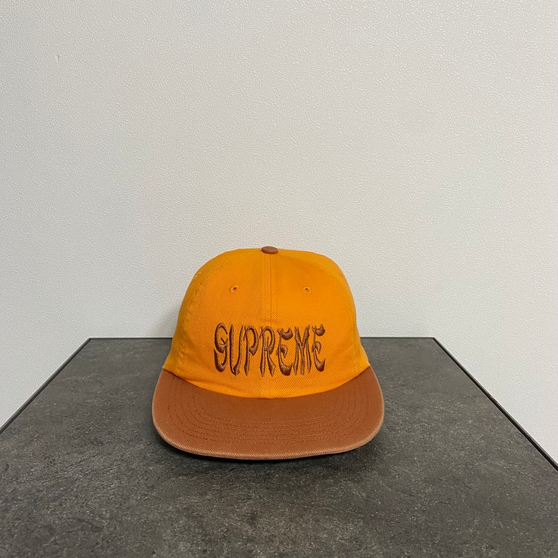 (OS) 슈프림 6패널 볼캡 모자 오렌지 상품이미지1