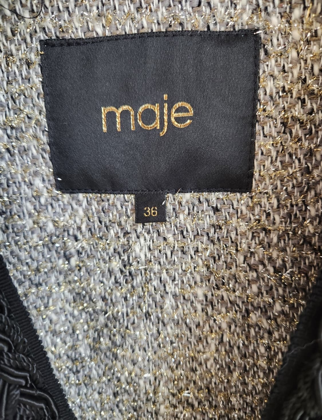 마쥬 트위드자켓 36사이즈 상품이미지9