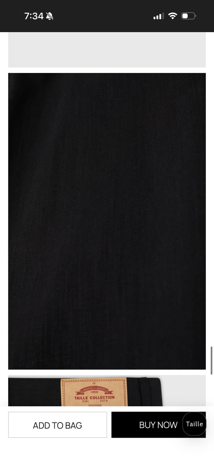 타일레 시그니처 핏 부츠컷 블랙 새상품 3 상품이미지3