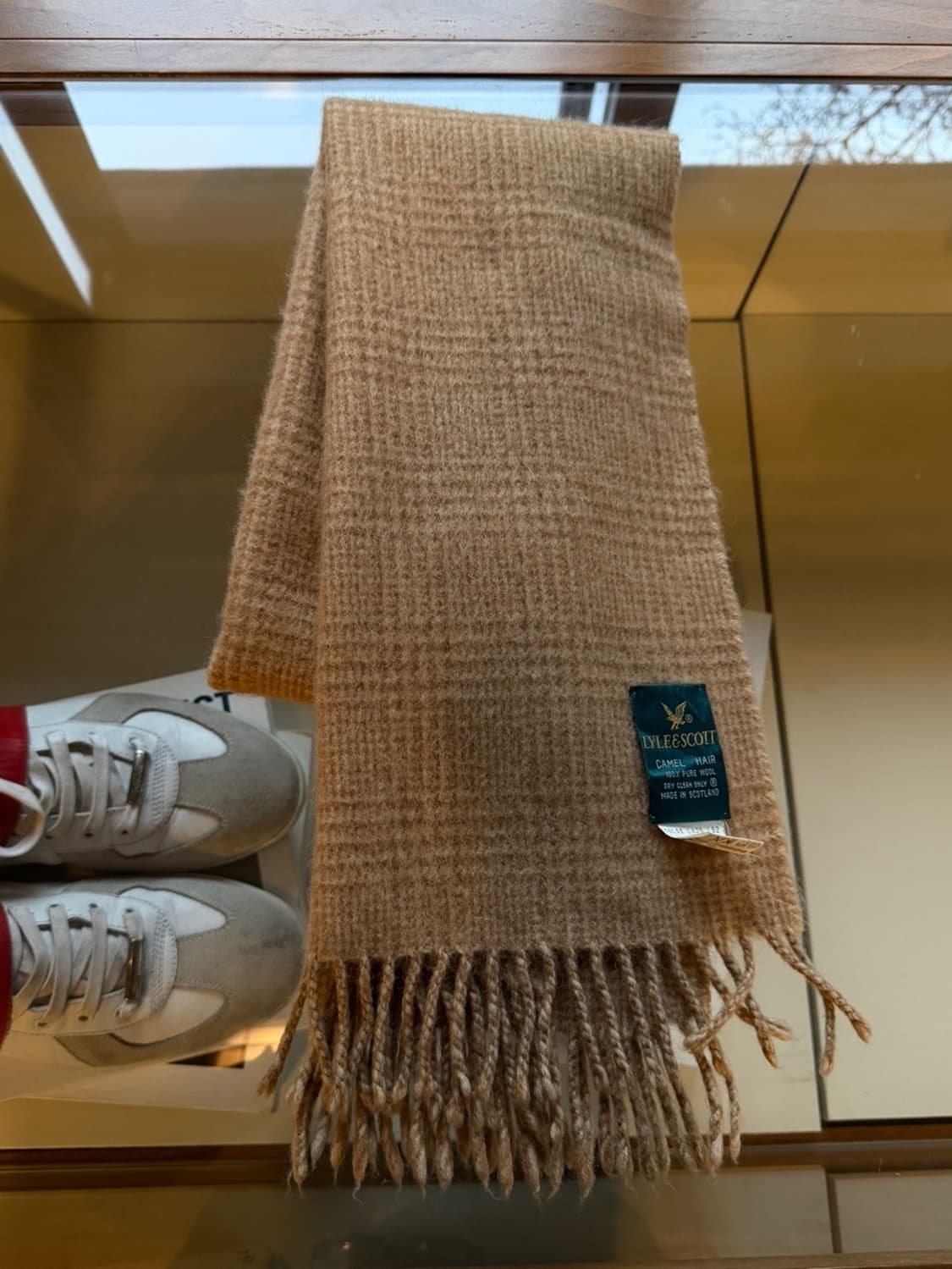 라일앤스콧 스코티쉬 카멜헤어 머플러 상품이미지8