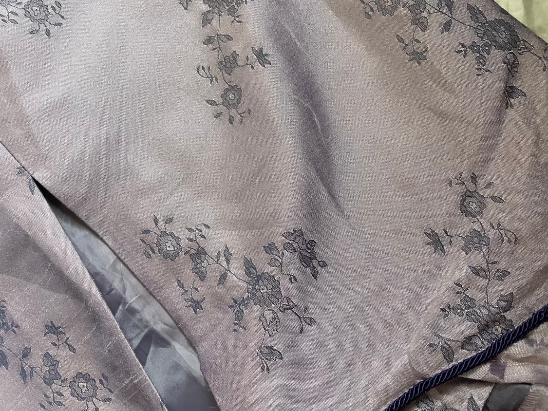 오리엔탈 플라워 미디 스커트 상품이미지3