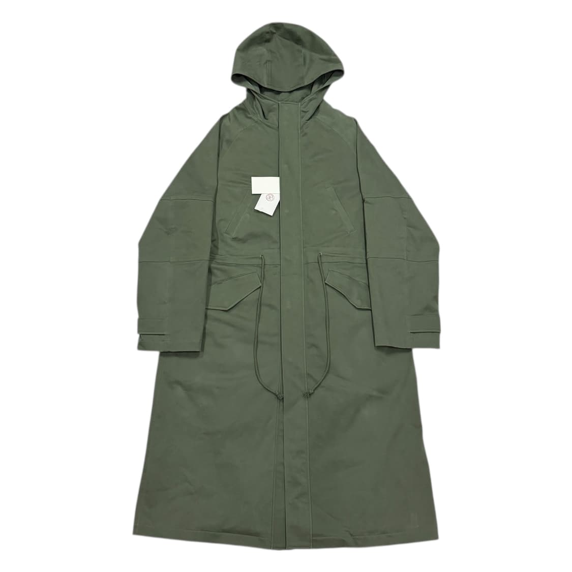 YIYAE 이예 몰스킨 몰스킨 후드 롱파카 카키 L 상품이미지1