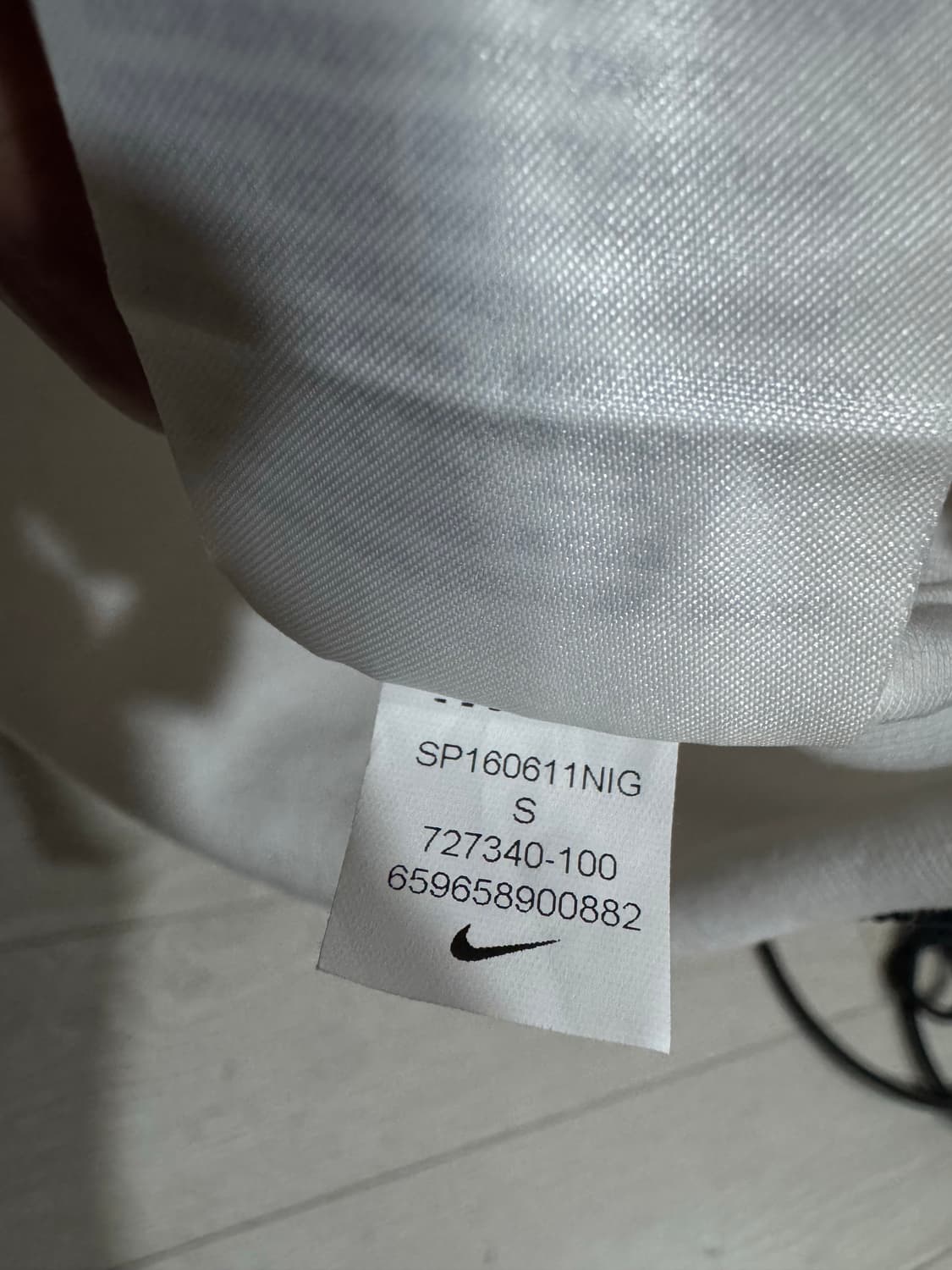 나이키 테크팩 화이트 집업 S 상품이미지6