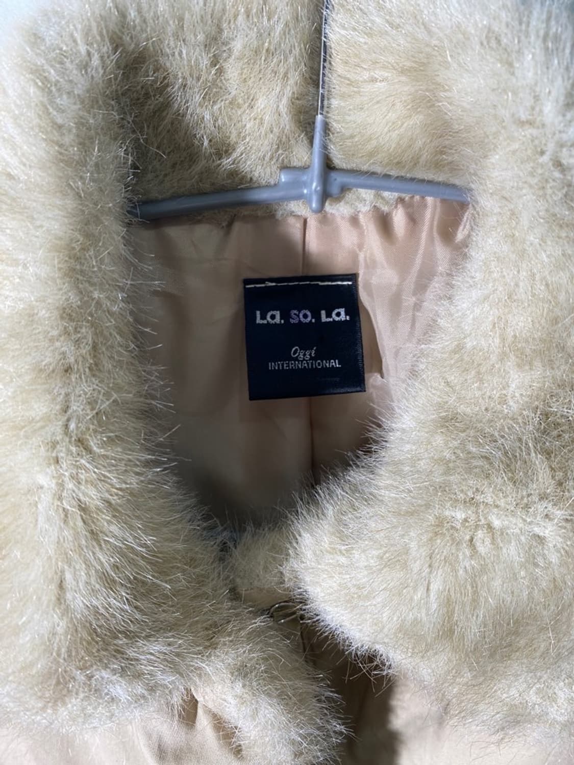 la so la 퍼 카라 자켓 상품이미지4