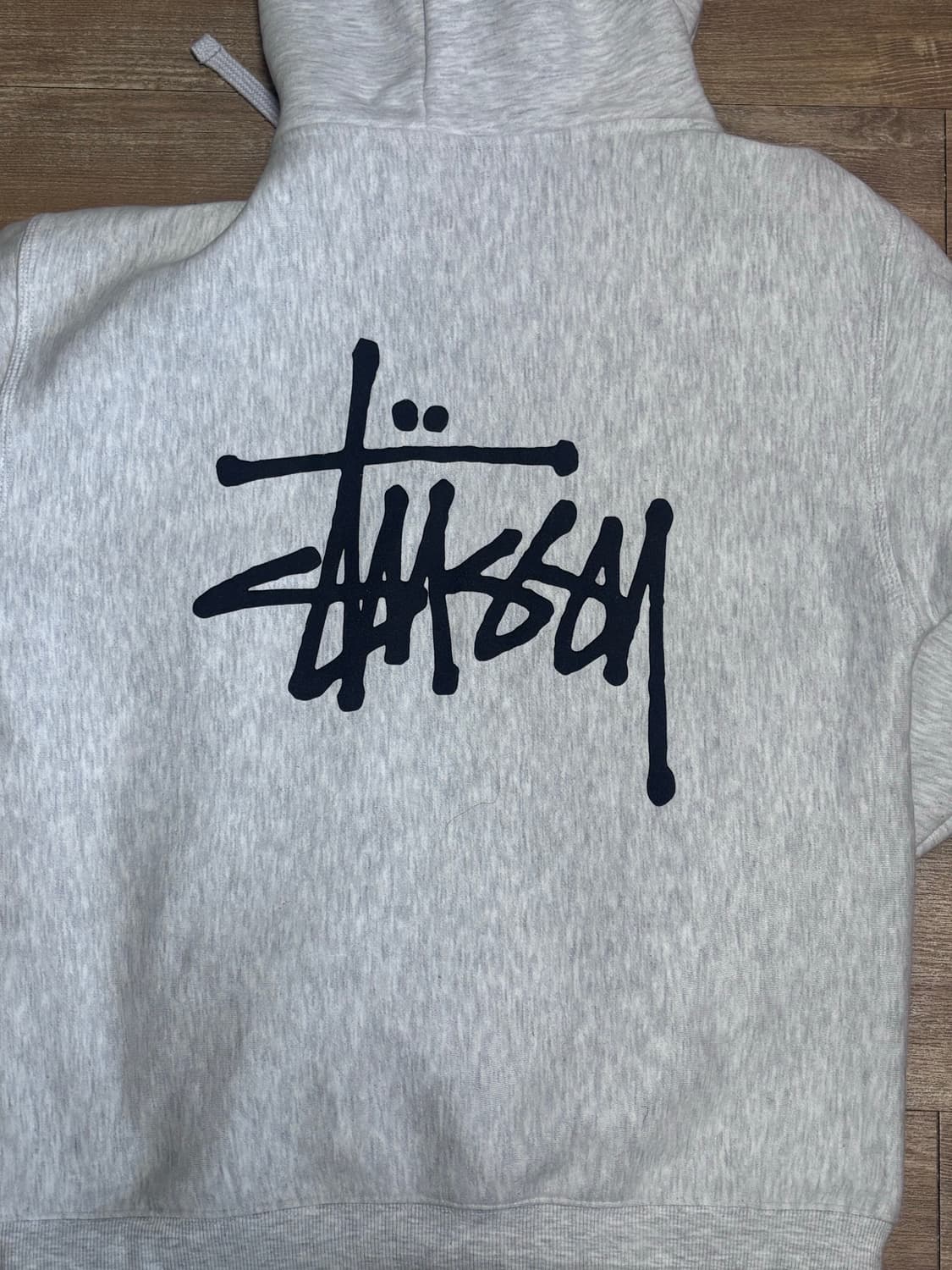 스투시 베이직 후드집업 애쉬 헤더 S  상품이미지2