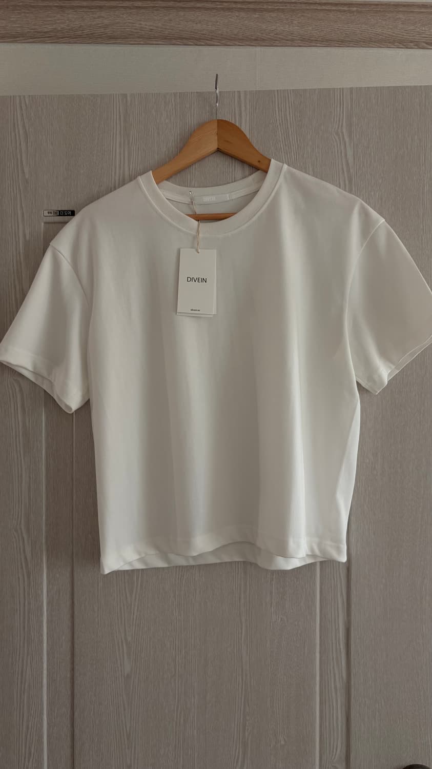 다이브인 UNIFORM CROP T-SHIRTS (WHITE) 상품이미지1