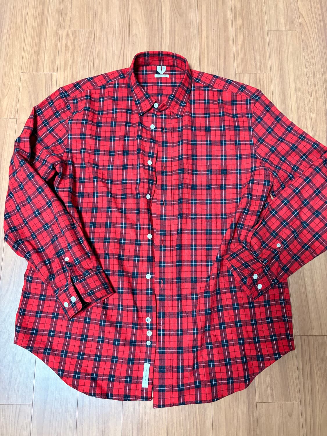 아르켓 플란넬 체크 셔츠 52사이즈 상품이미지2