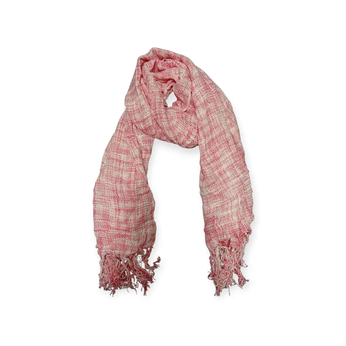 모리걸 핑크 트위드 스카프  상품이미지1